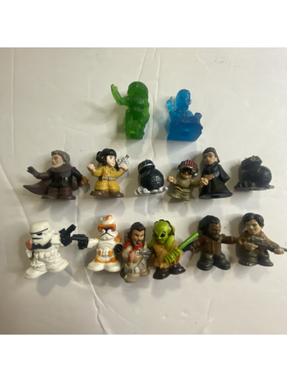 Lot Of 14 Star Wars 1" Squinkies Micro Figure